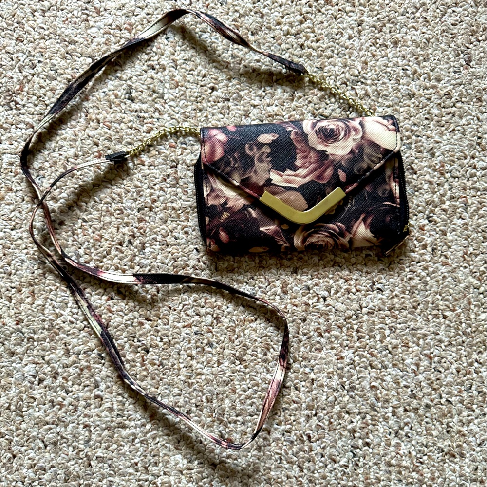 Floral crossbody bag